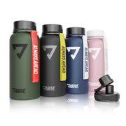 1L Edelstahl Thermosflasche - ABOVE.Water Jug Thermosflasche 2 Liter 1 Liter Fitness Sport Outdoor Wandern Wasserflasche