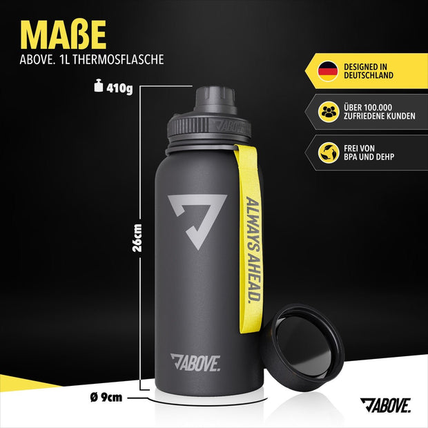 1L Edelstahl Thermosflasche