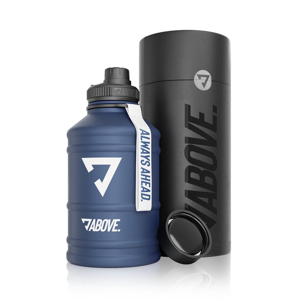 2.2L Edelstahl Trinkflasche - ABOVE.Water Jug Thermosflasche 2 Liter 1 Liter Fitness Sport Outdoor Wandern Wasserflasche