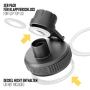 2er-Pack Dichtungsringe - ABOVE.Water Jug Thermosflasche 2 Liter 1 Liter Fitness Sport Outdoor Wandern Wasserflasche